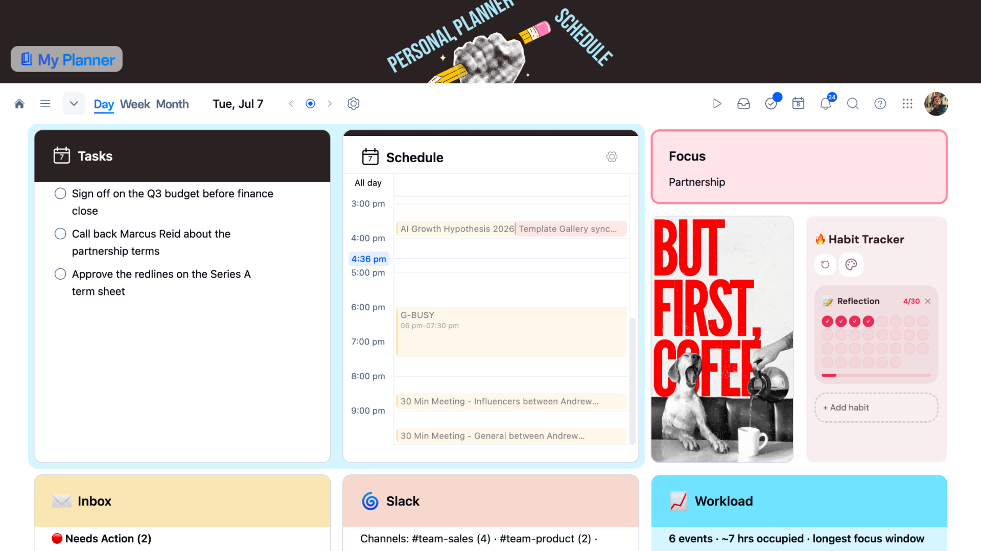 Your new AI-powered planner